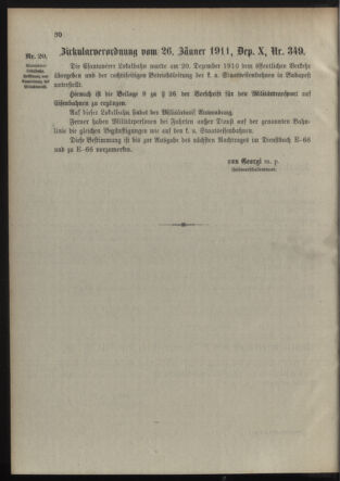 Verordnungsblatt für die Kaiserlich-Königliche Landwehr 19110208 Seite: 10