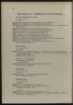 Verordnungsblatt für die Kaiserlich-Königliche Landwehr 19110208 Seite: 4