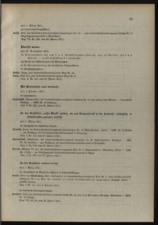 Verordnungsblatt für die Kaiserlich-Königliche Landwehr 19110208 Seite: 5