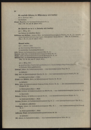 Verordnungsblatt für die Kaiserlich-Königliche Landwehr 19110208 Seite: 6