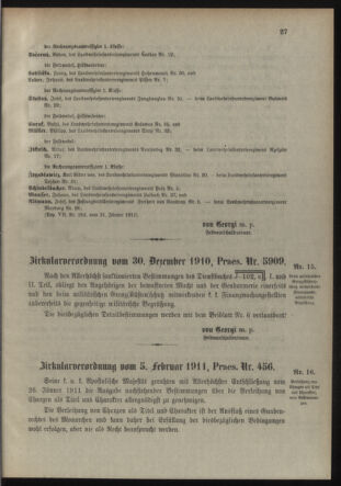 Verordnungsblatt für die Kaiserlich-Königliche Landwehr 19110208 Seite: 7