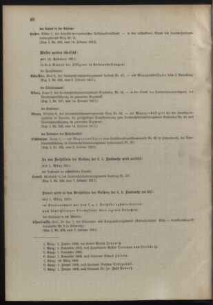 Verordnungsblatt für die Kaiserlich-Königliche Landwehr 19110218 Seite: 4