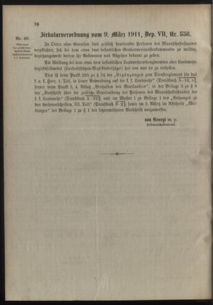 Verordnungsblatt für die Kaiserlich-Königliche Landwehr 19110324 Seite: 6