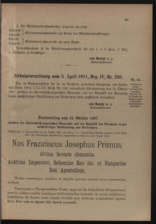 Verordnungsblatt für die Kaiserlich-Königliche Landwehr 19110408 Seite: 11