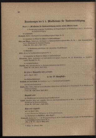 Verordnungsblatt für die Kaiserlich-Königliche Landwehr 19110408 Seite: 8