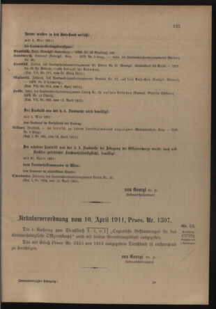 Verordnungsblatt für die Kaiserlich-Königliche Landwehr 19110422 Seite: 9