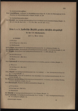 Verordnungsblatt für die Kaiserlich-Königliche Landwehr 19110427 Seite: 27