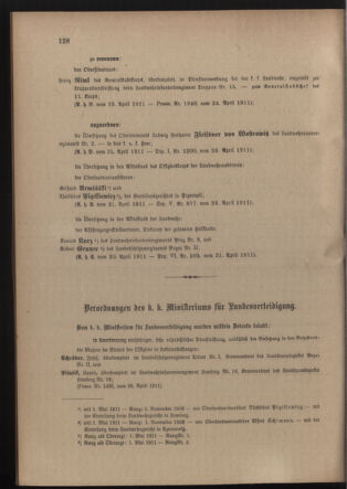 Verordnungsblatt für die Kaiserlich-Königliche Landwehr 19110427 Seite: 4