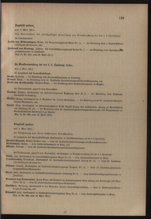 Verordnungsblatt für die Kaiserlich-Königliche Landwehr 19110427 Seite: 5