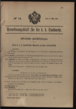 Verordnungsblatt für die Kaiserlich-Königliche Landwehr