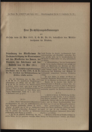 Verordnungsblatt für die Kaiserlich-Königliche Landwehr 19110529 Seite: 9