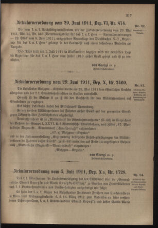 Verordnungsblatt für die Kaiserlich-Königliche Landwehr 19110708 Seite: 5