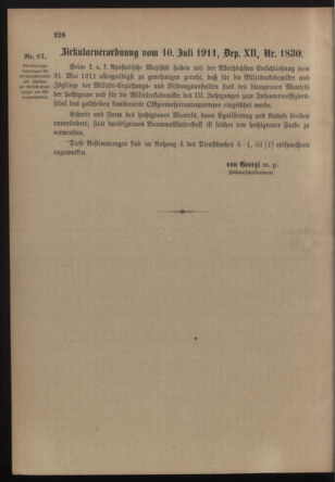 Verordnungsblatt für die Kaiserlich-Königliche Landwehr 19110718 Seite: 8