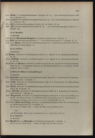 Verordnungsblatt für die Kaiserlich-Königliche Landwehr 19111031 Seite: 11