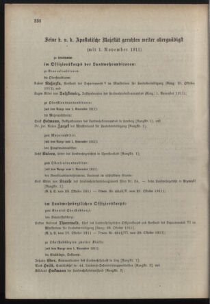 Verordnungsblatt für die Kaiserlich-Königliche Landwehr 19111031 Seite: 22