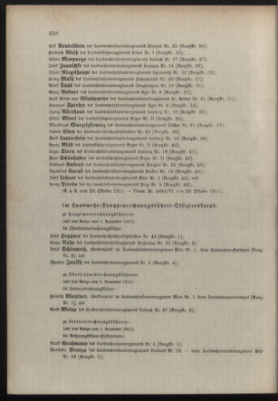 Verordnungsblatt für die Kaiserlich-Königliche Landwehr 19111031 Seite: 24