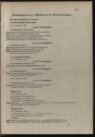 Verordnungsblatt für die Kaiserlich-Königliche Landwehr 19111128 Seite: 3