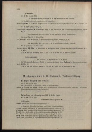 Verordnungsblatt für die Kaiserlich-Königliche Landwehr 19111207 Seite: 2