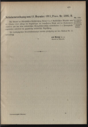 Verordnungsblatt für die Kaiserlich-Königliche Landwehr 19111218 Seite: 5