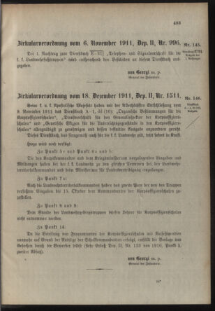 Verordnungsblatt für die Kaiserlich-Königliche Landwehr 19111220 Seite: 3