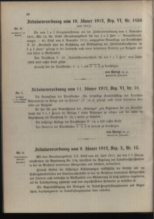 Verordnungsblatt für die Kaiserlich-Königliche Landwehr 19120118 Seite: 8