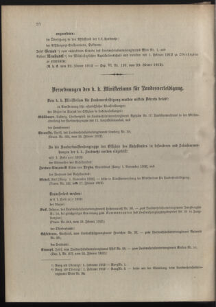 Verordnungsblatt für die Kaiserlich-Königliche Landwehr 19120129 Seite: 2