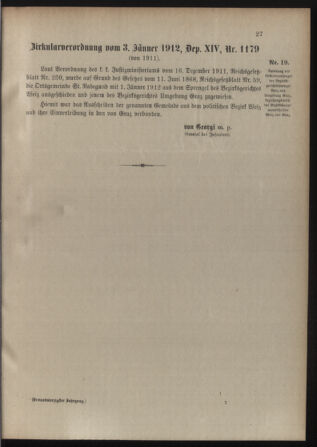 Verordnungsblatt für die Kaiserlich-Königliche Landwehr 19120129 Seite: 9