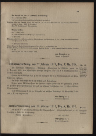 Verordnungsblatt für die Kaiserlich-Königliche Landwehr 19120217 Seite: 5