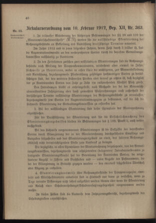 Verordnungsblatt für die Kaiserlich-Königliche Landwehr 19120217 Seite: 6