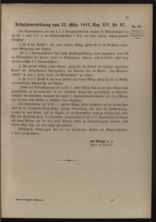 Verordnungsblatt für die Kaiserlich-Königliche Landwehr 19120328 Seite: 5