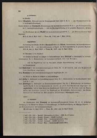 Verordnungsblatt für die Kaiserlich-Königliche Landwehr 19120418 Seite: 2