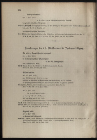 Verordnungsblatt für die Kaiserlich-Königliche Landwehr 19120628 Seite: 2