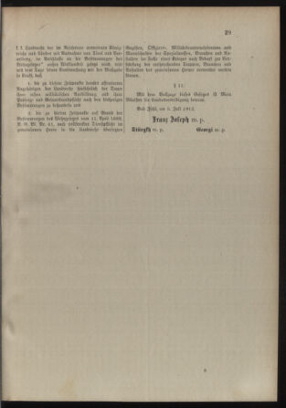 Verordnungsblatt für die Kaiserlich-Königliche Landwehr 19120710 Seite: 33