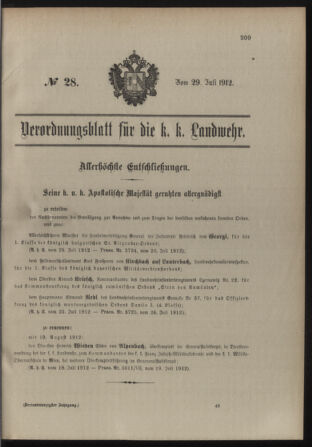 Verordnungsblatt für die Kaiserlich-Königliche Landwehr