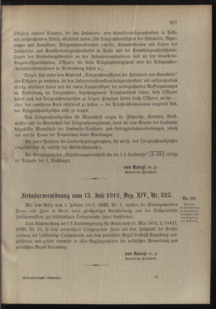 Verordnungsblatt für die Kaiserlich-Königliche Landwehr 19120808 Seite: 9