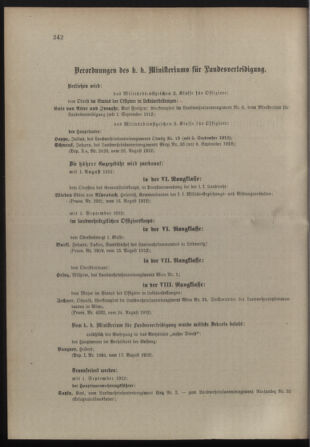 Verordnungsblatt für die Kaiserlich-Königliche Landwehr 19120828 Seite: 2