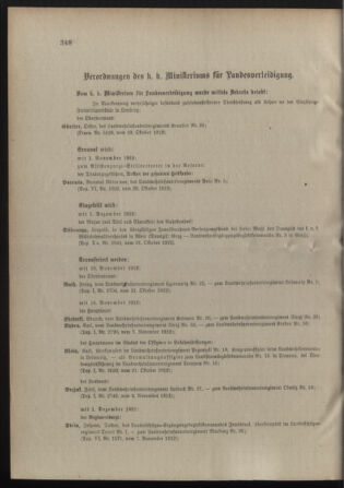 Verordnungsblatt für die Kaiserlich-Königliche Landwehr 19121109 Seite: 2