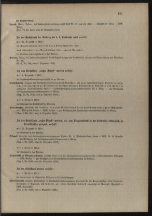 Verordnungsblatt für die Kaiserlich-Königliche Landwehr 19121207 Seite: 19