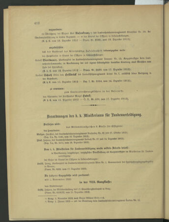 Verordnungsblatt für die Kaiserlich-Königliche Landwehr 19121221 Seite: 2