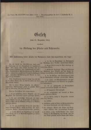 Verordnungsblatt für die Kaiserlich-Königliche Landwehr 19130111 Seite: 39