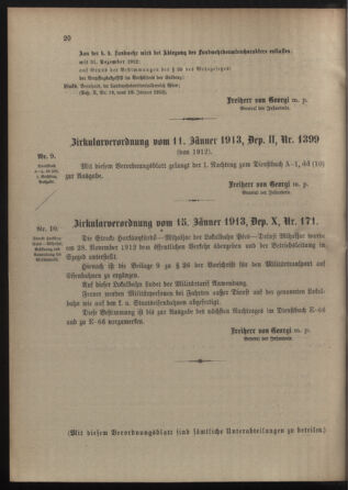 Verordnungsblatt für die Kaiserlich-Königliche Landwehr 19130118 Seite: 6