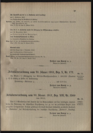 Verordnungsblatt für die Kaiserlich-Königliche Landwehr 19130125 Seite: 5