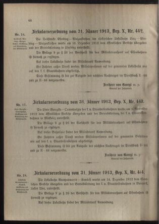 Verordnungsblatt für die Kaiserlich-Königliche Landwehr 19130208 Seite: 4