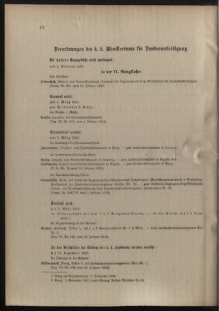 Verordnungsblatt für die Kaiserlich-Königliche Landwehr 19130215 Seite: 2