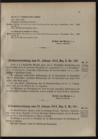 Verordnungsblatt für die Kaiserlich-Königliche Landwehr 19130301 Seite: 5