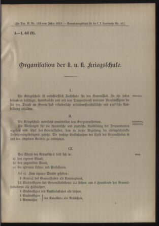 Verordnungsblatt für die Kaiserlich-Königliche Landwehr 19130301 Seite: 9