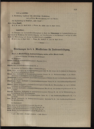 Verordnungsblatt für die Kaiserlich-Königliche Landwehr 19130419 Seite: 5