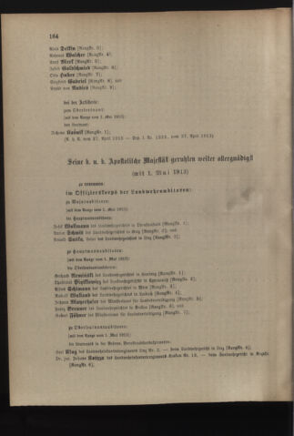 Verordnungsblatt für die Kaiserlich-Königliche Landwehr 19130429 Seite: 20