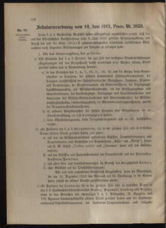 Verordnungsblatt für die Kaiserlich-Königliche Landwehr 19130611 Seite: 2