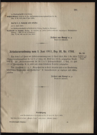 Verordnungsblatt für die Kaiserlich-Königliche Landwehr 19130614 Seite: 5